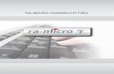 RA-MICRO HANDBUCH FIBU€¦ · 1 F Fibu F FIBU Abb. 1: Tabellenmenü von ra-micro 7, hervorgehoben: F Fibu Das Buchhaltungssystem Finanzbuchhaltung ermöglicht es, im Rahmen von ra-micro