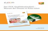 Der DGE-Qualitätsstandard – Warum der Einsatz in Kitas lohnt€¦ · DGE-Qualitätsstandard in sieben Kapiteln, welche Punkte für ein ausgewogenes Verpfle-gungsangebot zu berücksichtigen