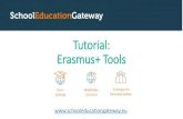 Tutorial: Erasmus+ Tools - SchoolEducationGateway€¦ · Tutorial: Erasmus+ Tools Kurs-katalog Mobilitäts-chancen Strategische Partnerschaften. Allgemeine Informationen Dieses Tutorial