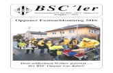 BSC´ler - cdn.website-start.de · Der BSC 1914 Oppau wünscht allen Mitgliedern, Freunden und Gönnern einen schönen F rühlingsanfang. Hoffentlich sieht man sich demnächst auf