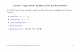 LOOP-Programme: Syntaktische Komponententheo.cs.ovgu.de/lehre06s/ti_iif/folien/folien02.pdf · LOOP-Programme: Semantik, Teil i) (i) Jede Wertzuweisung der Form x i:= x j+c wird wie