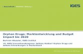 Orphan Drugs: Marktentwicklung und Budget Impact bis 2020€¦ · B. Häussler: Orphan Drugs: Marktentwicklung und Budget Impact bis 2020 - Berlin 17. Oktober 2013 Seite 4 Orphan