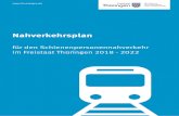 Nahverkehrsplan - Startseite | thueringen.de · Nahverkehrsplan für den Schienenpersonennahverkehr im Freistaat Thüringen 2018 - 2022
