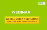 WEBINAR - c Media+Recruiting...آ  2003 LinkedIn , Xing OpenBC (spأ¤ter Xing, Linked In, Delicious und