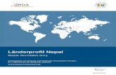 Länderprofil Nepal - Deutsche Energie Agentur€¦ · Nepal ist eines der unterentwickeltsten Länder der Welt, was sich in der niedrigen Wirtschaftsleistung, der hohen Ar-beitslosigkeit
