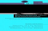 Rheinberger trifft Rachmaninow - Vokalensemble€¦ · Blagoslovi, dushe moya, Gospoda - Lobe den Herrn (1. Antiphon) Slava Otsu - Yedinorodnï Sïne - Ehre dem Vater (2. Antiphon)