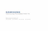 Samsung Portable SSD T5€¦ · Die T5 ist werksseitig mit dem Dateisystem exFAT formatiert, das von den Betriebssystemen Windows, Mac und Android unterstützt wird. Ob Daten in einem