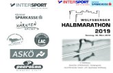 2019 Halbmarathon Ausschreibung - LAC WOLFSBERG€¦ · U8 - 600 m, zwei kleine Runden im Zielbereich U6 - 300 m, eine kleine Runde im Zielbereich Termin Samstag, 30. März 2019 ab