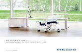 REISS ECO N2 Unbegrenzte Möglichkeiten · Definiertes Niveau REISS ECO N2 bietet Büroeinrichtungen mit Charakter. Die Schreibtische können, je nach Anspruch, in verschiedenen Varianten