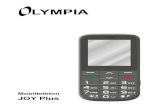 Olympia Business Systems Vertriebs GmbH · Mobiltelefon JOY Plus USB-Anschlusskabel Ladeschale Ladeadapter Lithium-Ionen-Akku Kurzanleitung. 14 Bewahren Sie den Überblick Tasten