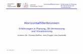 Erfahrungen in Planung, 3D-Vermessung und Visualisierung · Horizontalfilterbrunnen – E rfahrungen in Planung, 3D-Vermessung und Visualisierung Umweltbüro GmbH Vogtland (UBV) cadcom®