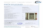 DIN EN 14351-1:2016-12 Test Certificate¼fbericht CO… · Test Certificate Nr./ No. 40-6/17 Der Firma We confirm, that the manufacturer Grundmeier KG Bartholomäusweg 1 D-33334 Gütersloh