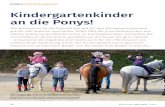 Kindergartenkinder an die Ponys!€¦ · 14 11 |2017 praxis. reitkindergarten Kindergartenkinder an die Ponys! Der Nachwuchs ist die Zukunft! Das gilt für den Pferdesport genauso