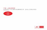 70 JAHRE ARBEITERKAMMER SALZBURG€¦ · Salzburg als ein „Überschreiten einer geistigen Demarkationslinie“ bezeichnet. Das TAZ-Mitterberghütten und das Projekt „Lehre mit