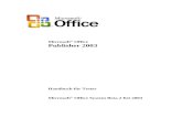 Microsoft Office Publisher 2003 Reviewer's Guidedownload.microsoft.com/.../Sonstige/PublisherRevGuide_…  · Web viewZu den neuen Features gehört eine mit Microsoft Office Word