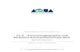Koronarangiographie und Perkutane Koronarintervention (PCI)€¦ · AQUA – Institut für angewandte Qualitätsförderung und Forschung im Gesundheitswesen GmbH Maschmühlenweg 8-10,