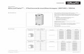 Datenblatt MicroPlate TM – Plattenwärmeübertrager (MPHE): XB06€¦ · MicroPlate TM – Plattenwärmeübertrager (MPHE): XB06 Datenblatt Beschreibung Bestellung 1-Kreis-Wärmeübertrager