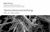 2019 GV Präsentation VABS D def · PDF file •Präsentation Kantone 8.6.2018, Sicherstellung Finanzierung •Vernehmlassung Factsheets Asbest (DE und FR) •Aufwändige Qualitätssicherung