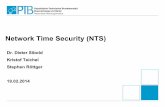 Network Time Security (NTS) - DFN-CERT Zielsetzung fأ¼r das NTS-Protokoll (2) ! Alle Betriebsmodi von