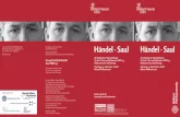 Händel · Saul · Im Vorfeld der halbszenischen Aufführung von Händels »Saul« setzt Dr. Martin Bock, Leiter der Melanchthon-Akademie, die langjährige Tradition gemeinsamer Werkeinführungen