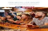 DER BESTE LIVE-SPORT - Sky Business€¦ · die Live-Übertragungen von Sky außer Haus. 39% mehr Gäste in den Sportsbars bei der Übertragung der UEFA Champions League (im Vergleich