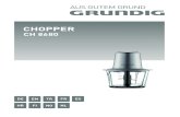 CHOPPER - NUREG GmbH · 10 3_ABCDE Hinweise Der Zerkleinerer wurde zur Zubereitung klei - ner Speisemengen entwickelt und sollte nicht zu anderen Zwecken eingesetzt werden. Keine