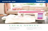 5000€¦ · Laura Ashley Stickmotive • Stickﬂ äche 300 x 180 mm • Große Nähﬂ äche • Mit Kreisnäher und Bobbin Work-Set • 1000 Stiche pro Minute • USB-Ports zum