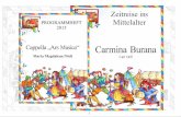 Cappella „Ars Musica“ Carmina Burana€¦ · Carmina Burana Carl Orff PROGRAMMHEFT 2015. 2 war Komponist und Theatermann, Humanist und Pädagoge. In seinen Bühnenwerken hat er