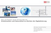 151104 Präsentation Demographienetzwerk Akr Gesundheit DB ... · - Berlin in 3,45 Std mit dem ICE-Sprinter - Bern in 3,51 Std. - Paris 3,49 Std. - Zürich in 3,55 Std. - Amsterdam