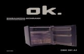 52077886 OK(OBK 301 A1) KAPAK€¦ · Das Gerät OBK 301 A1 ist zusätzlich dazu geeignet, frische Lebensmittel und handelsübliche Tiefkühlkost einzulagern, zum Tiefgefrieren frischer,
