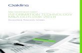 M&A-TRENDS IM ICT-MARKT INFORMATION TECHNOLOGY M&A …€¦ · creating abundant M&A opportunities within the TMT industry.” Brad Adams Industry Group Leader, Oaklins International.