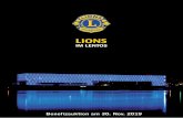 LIONS€¦ · Lions sind die größte von der UNO anerkannte NGO Als größte von der UNO anerkannte NGO nutzen die Lions auch die „Kraft“ einer Internationalen Gemeinschaft,
