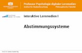 Interaktive Lernmedien I - TU Chemnitz · (Hunsu, Adesope & Bayly, 2016) Art des Effektes Probanden (N) Anzahl an Effekten (k) Effektgröße (g) 95% Konfi-denzintervall Kognitiv 26095
