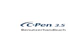 C-Pen 3.5 Benutzerhandbuch€¦ · 3 5. Sonstige Informationen Ein- und Ausschalten des C-Pen Weitere Informationen finden Sie in Kapitel 8. Wenn das USB-Kabel angeschlossen ist Wenn