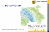 Präsentation 1. Bürgerforum - Masterplan Grün · PDF file 04.10.2019  · Präsentation 1. Bürgerforum - Masterplan Grün Author: Stadt Leipzig Keywords: Masterplan Grün Created