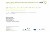 Bilanzierung und bewertung holzbasierter ...€¦ · 1 1 Hintergrund, Ziele und Vorgehensweise Die Entwicklung und das Design neuer biomassebasierter Technologien und Prozesse ist