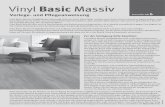 Vinyl Basic Massiv - ZIRO€¦ · Vor der Verlegung bitte beachten: bitte wenden Vinyl Basic Massiv Fertigfußboden überzeugt nicht nur durch seine Optik, sondern auch durch seine