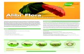 Flyer Alibi Flora 210x297 d - Maag Profi · Alibi Flora in einem Spritzprogramm mit Produkten mit anderen Wirkungsmechanismen alternieren. In Rosen ist Nimrod + Dithane Neotec ein