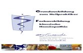 Grundausbildung zum Heilpraktiker - ars curandi · Homöopathie-Zertifikat SHZ. Arzneimittel-Sachverständiger des europäischen Dachverband ECCH (European Council for Classical Homeopathy).