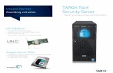Flyer Security Server - tarox.de · Security Server...damit sind Sie auf der sicheren Seite! Verschlüsselung Zur Absicherung sensibler Daten Unschlagbare Argumente Einfach. Effektiv.