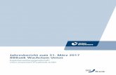 Jahresbericht zum 31. März 2017 BBBank Wachstum Uniononline.stockselection.de/annual/670482.pdfSeptember und Oktober rückte die Geldpolitik wieder in den Fokus. Befürchtungen kamen