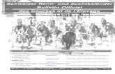 des Courses et de l’Elevage - IENA · 2019-08-12 · 17/2019 Schweizer Renn- und Zuchtkalender - 4 - Bulletin Officiel des Courses et de l’Elevage 17/2019 Dopingkontrollen im