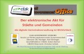 Der elektronische Akt fأ¼r Stأ¤dte und Gemeindene- ... 2007/05/24 آ  Der elektronische Akt fأ¼r Stأ¤dte