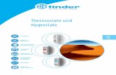 Thermostate und Hygrostate - Adalbert Zajadacz GmbH · Bestellbezeichnung Thermostate und Hygrostate Beispiel: Serie 7T, Thermo-/Hygrostat zur Temperatur- und Feuchtekontrolle, 110…240