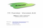 TT-Turnier Version 8.0 Was ist neu? - Was...TT-Turnier 8.0 – Die Tischtennis Turnier-Software Was ist neu? Seite 5 von 19 1.2. Urkundendruck als Word-Serienbrief ermöglichen Das