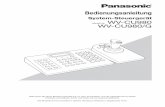 Bedienungsanleitung - Panasonic Einfأ¼hrung (Fortsetzung) Netzwerksicherheit Da diese Einheit in einer