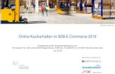 Online-Kaufverhalten im B2B-E-Commerce 2018 · PDF file 2020-05-28 · 2.Ein-und Verkauf im B2B-E-Commerce 9 3.Umsetzung eines B2B-Online-Shops 23 4.Marktplätze B2B-E-Commerce 38
