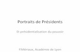 Portraits de Présidents - Académie de Lyon...Charles de Gaulle par Jean-Marie Marcel en 1959 Paul Doumer (14e président de la République entre 1931 et 1932, IIIe République) Charles
