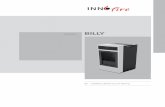 BILLY - d.otto.de · Der Aufstellungsraum muss unbedingt über einen Frischlufteinlass hinter dem Ofen mit einem Quer-schnitt von mindestens 80 cm² verfügen, der sicher-stellt,