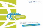 Content Marketing Studie · Content Marketing Studie 2015 Ausgangssituation: Webnutzer suchen hochwertige Informationen – Content Marketing liefert sie. Eine Studie (2015) des Verbands